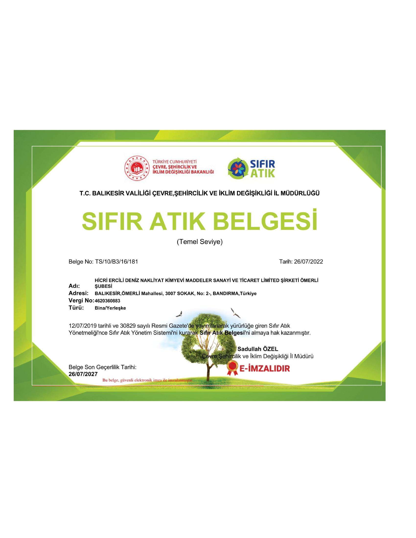 SIFIR ATIK